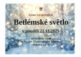 Betlémské světlo 22.12.2025