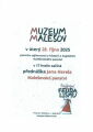 Muzeum Malešov - Přednáška Jana Herela 28.10.2025