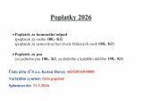 Poplatky 2026