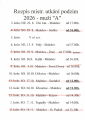 SK Malešov - Rozpis mistrovských utkání podzim 2026